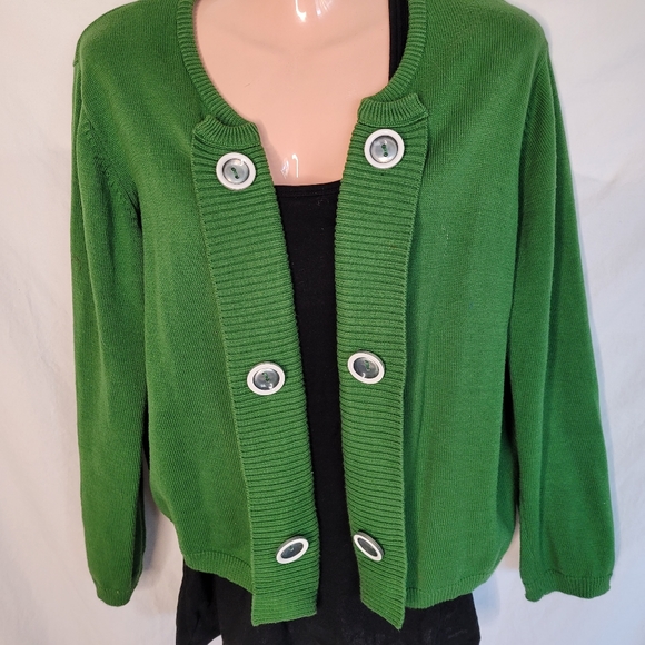 Vintage Green Cardigan - Picture 6 of 8